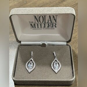 Nolan Miller New in box pierced earrings